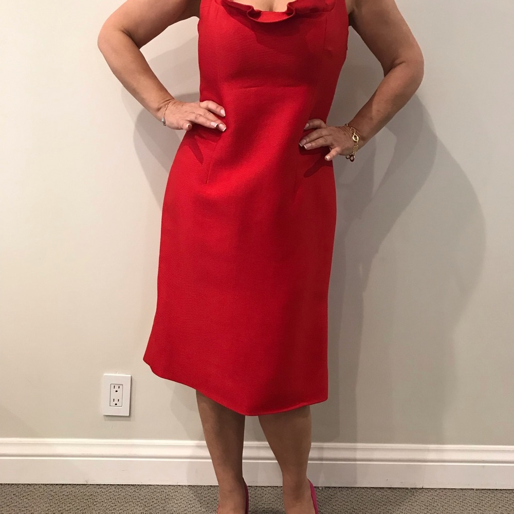 Red Valentino dress.